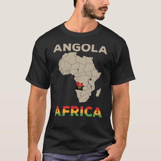 Angola-Afrika T-shirt (Voorkant)