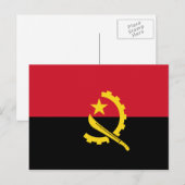 Angola - Angolese vlag Briefkaart (Voorkant / Achterkant)