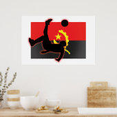 Angola Bicycle Kick Poster (Keuken)