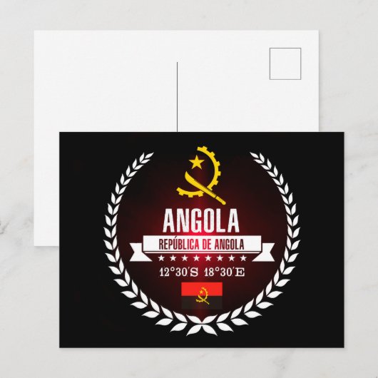 Angola Briefkaart (Voorkant / Achterkant)