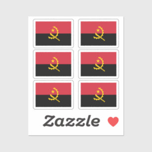 Angola Collectie Pack van 6 Sticker
