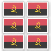 Angola Collectie Pack van 6 Sticker (Voorkant)
