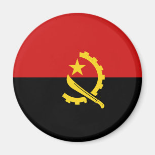 Angola Fisheye Vlag Magneet