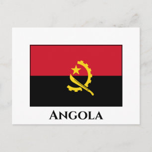 Angola Flag Briefkaart