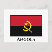 Angola Flag Briefkaart (Voorkant)