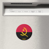 Angola Flag Charming Patriotic Magnet (Insitu (Vaatwasser))