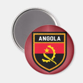Angola Flag Magneet (Voorkant / Achterkant)