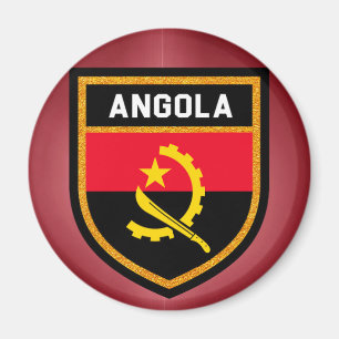 Angola Flag Magneet