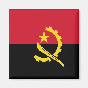 Angola Flag Magneet