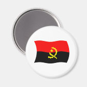 Angola Flag Magnet (Voorkant / Achterkant)