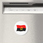 Angola Flag Magnet (Insitu (Vaatwasser))