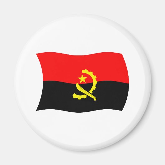 Angola Flag Magnet (Voorkant)