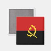 Angola Flag Magnet (Voorkant / Achterkant)