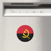 Angola Flag Magnet (Insitu (Vaatwasser))