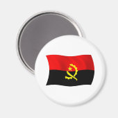 Angola Flag Magnet (Voorkant / Achterkant)