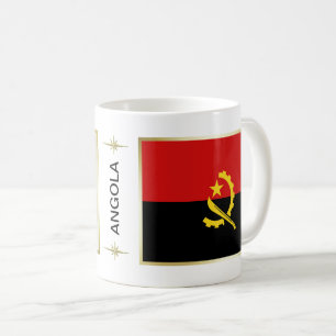 Angola Flag + Map Mok