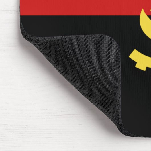 Angola Flag Mousepad Muismat (Hoek)