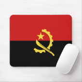 Angola Flag Mousepad Muismat (Met muis)