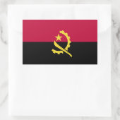 Angola Flag Rechthoekige Sticker (Tas)