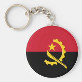 Angola Flag Sleutelhanger (Voorkant)