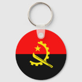 Angola Flag Sleutelhanger (Voorkant)