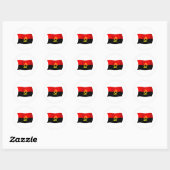 Angola Flag Sticker (Vel)