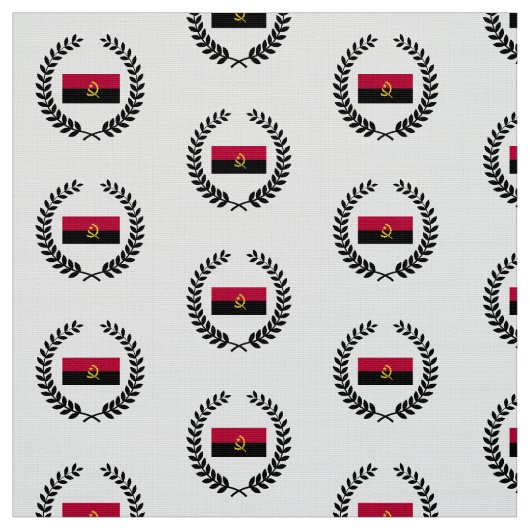 Angola Flag Stof (Swatch)