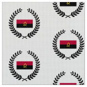 Angola Flag Stof (Close Up)