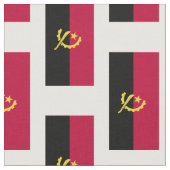 Angola Flag Stof (Close Up)