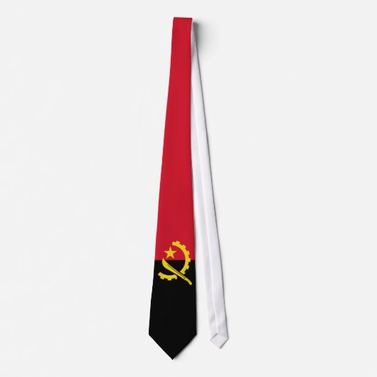 Angola Flag Stropdas (Voorkant)