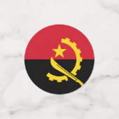 Angola flag Table Confetti (Kleine voorkant)