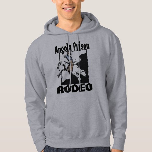 Angola Gevangenis Rodeo Bull Rider Hoodie (Voorkant)