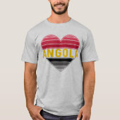 Angola hart, ik hou van Angola T-shirt (Voorkant)