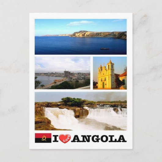 Angola - I Love - Briefkaart (Voorkant)