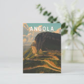 Angola Illustration Travel Art Vintage Briefkaart (Staand voorkant)