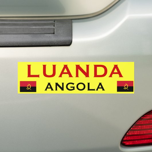 ANGOLA - Luanda Bumpersticker * (Op auto)