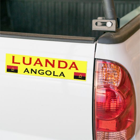 ANGOLA - Luanda Bumpersticker * (Op Truck)