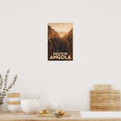 Angola Lubango Reizen Kunst Vintage Poster (Keuken)