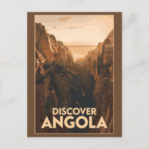 Angola Lubango Travel Art Vintage Briefkaart