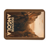 Angola Lubango Travel Art Vintage Magneet (Horizontaal)