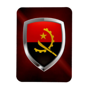 Angola Mettalic Emblem Magneet
