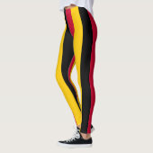 Angola Nationale vlagkleuren Verticaal gestreept Leggings (Links)