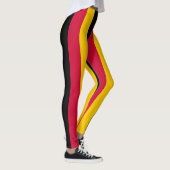 Angola Nationale vlagkleuren Verticaal gestreept Leggings (Rechts)