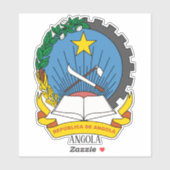 Angola Nationale wapenstilstand Sticker (Vel)