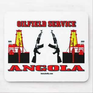 Angola Oilfield Service, Oil, Rigs, Mousepad, Gift Muismat