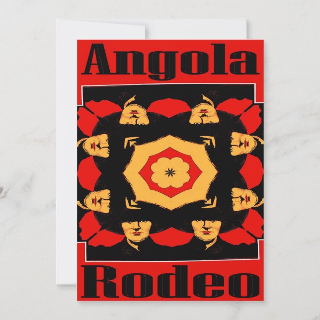 Angola Rodeo Poster (Voorkant)