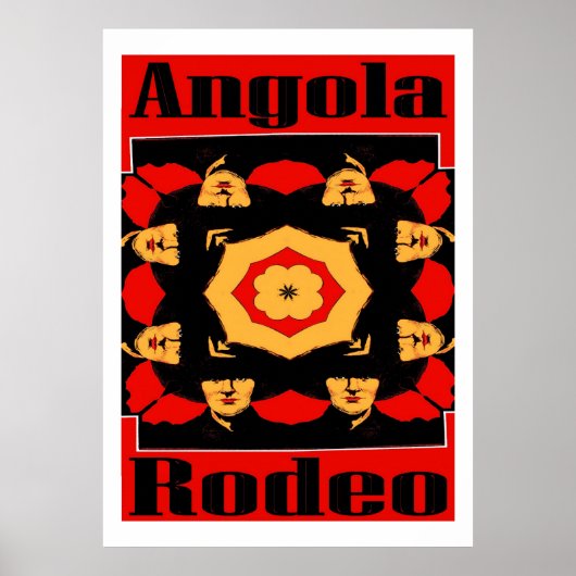 Angola Rodeo Poster (Voorkant)
