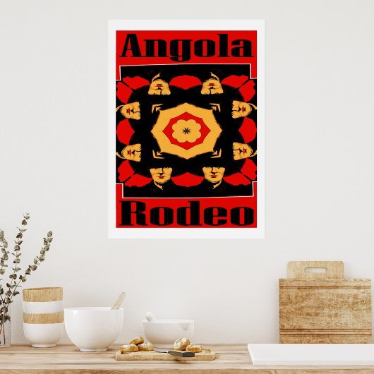Angola Rodeo Poster (Keuken)
