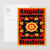 Angola Rodeo Poster Briefkaart (Voorkant / Achterkant)