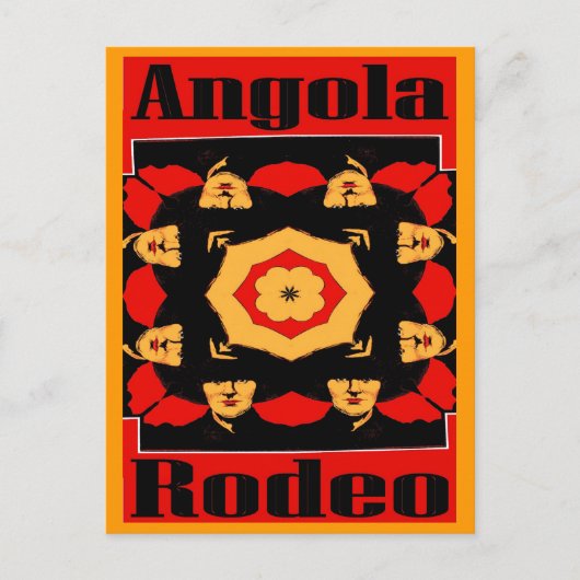 Angola Rodeo Poster Briefkaart (Voorkant)